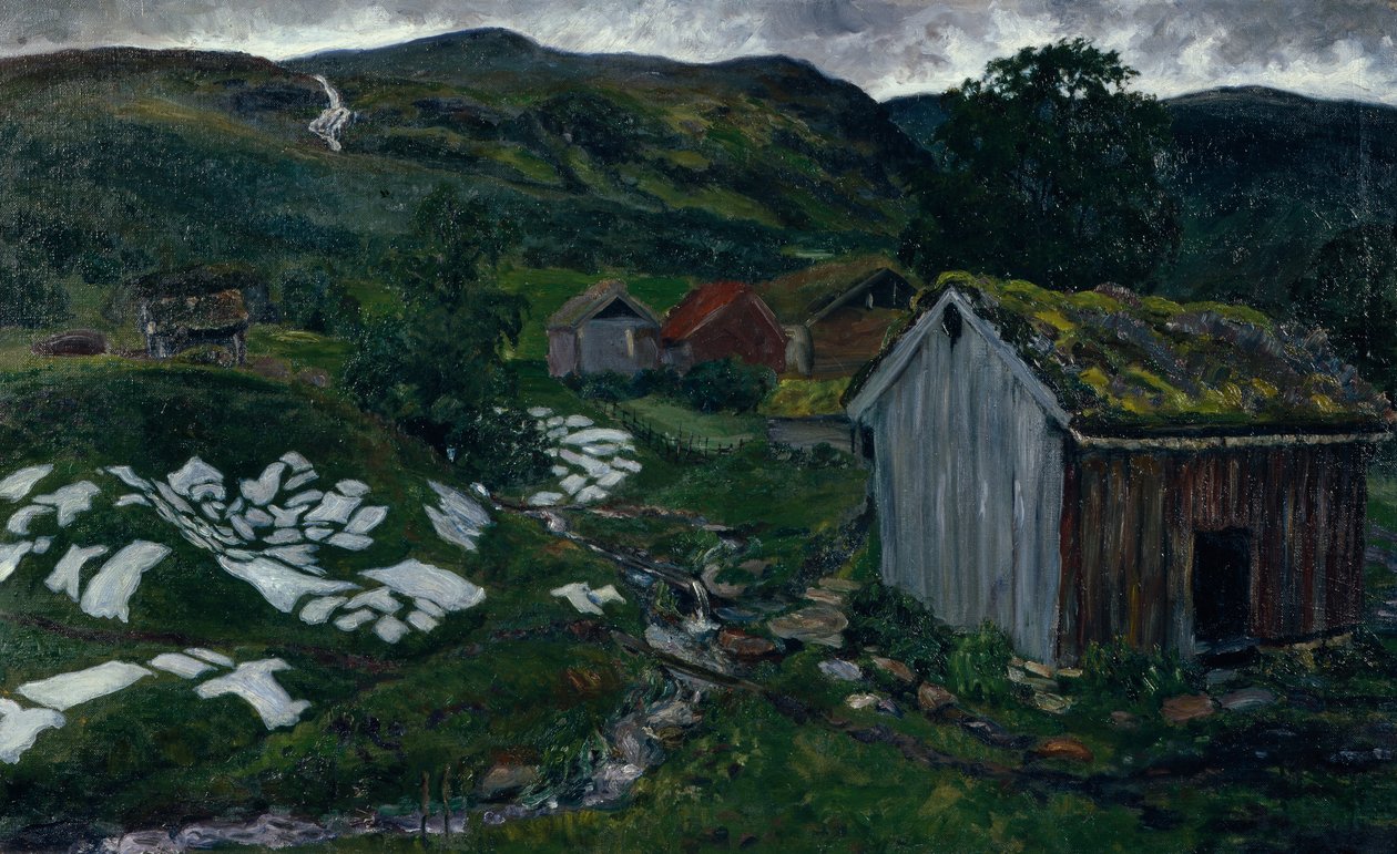 Regenwetterstimmung von Nikolai Astrup