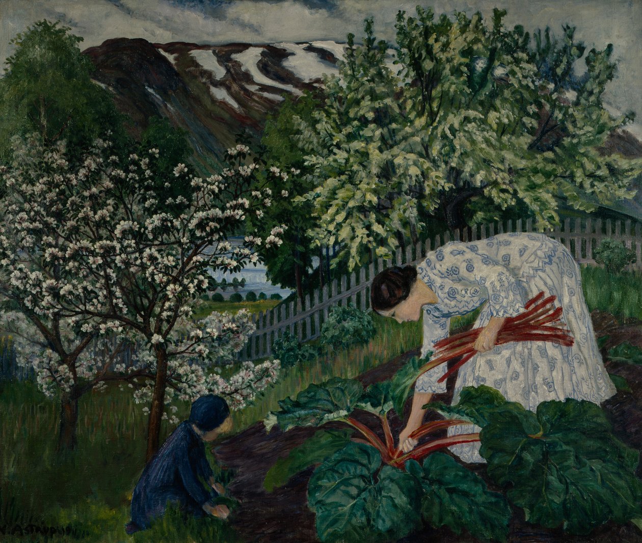 Rhabarber von Nikolai Astrup