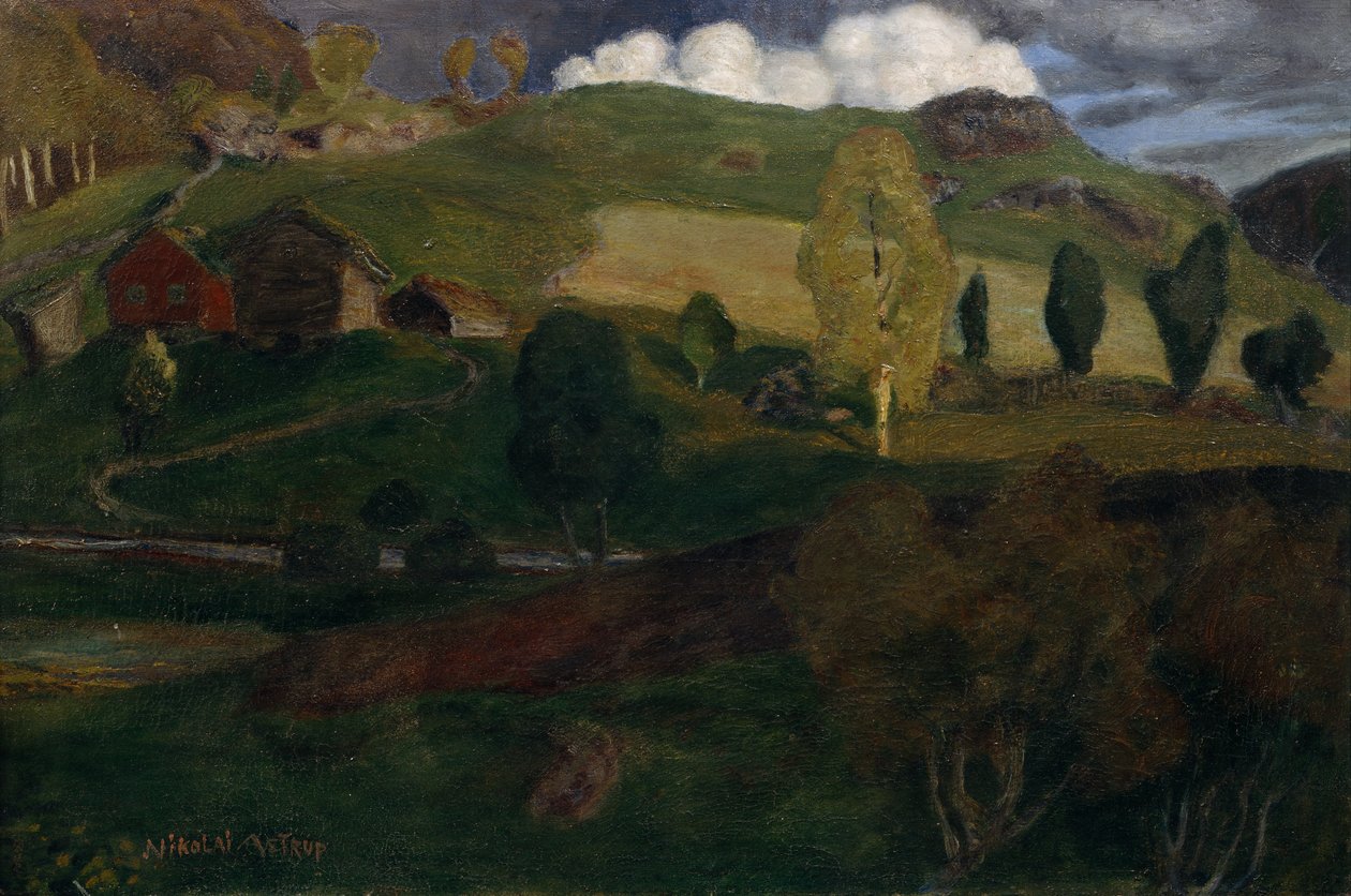 Frühlingsabend von Nikolai Astrup