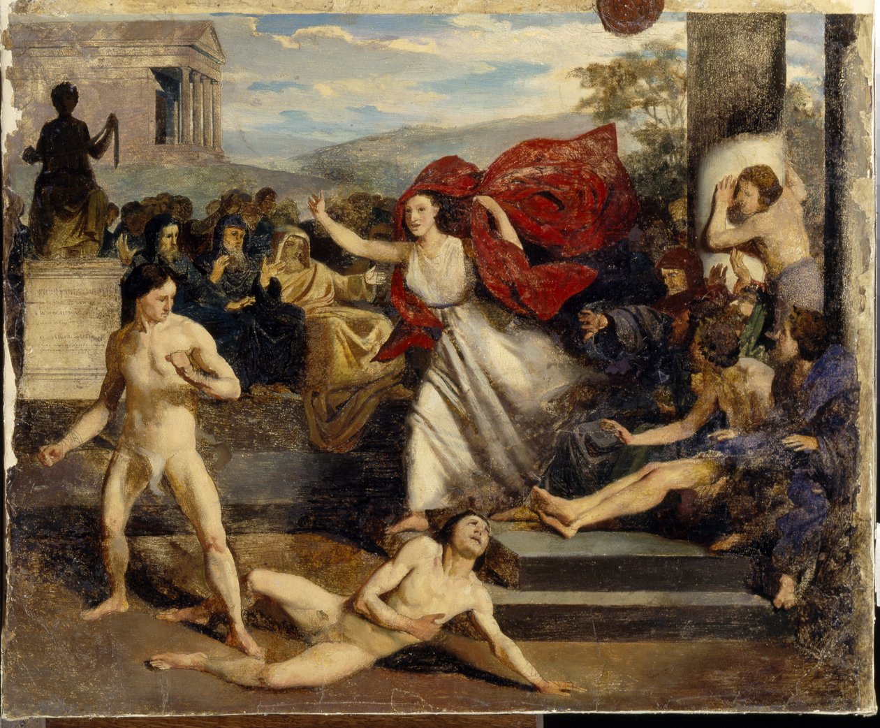 Die antiken Olympischen Spiele. Boxen von Nikolai Dmitrievich Dmitriev Orenburgsky