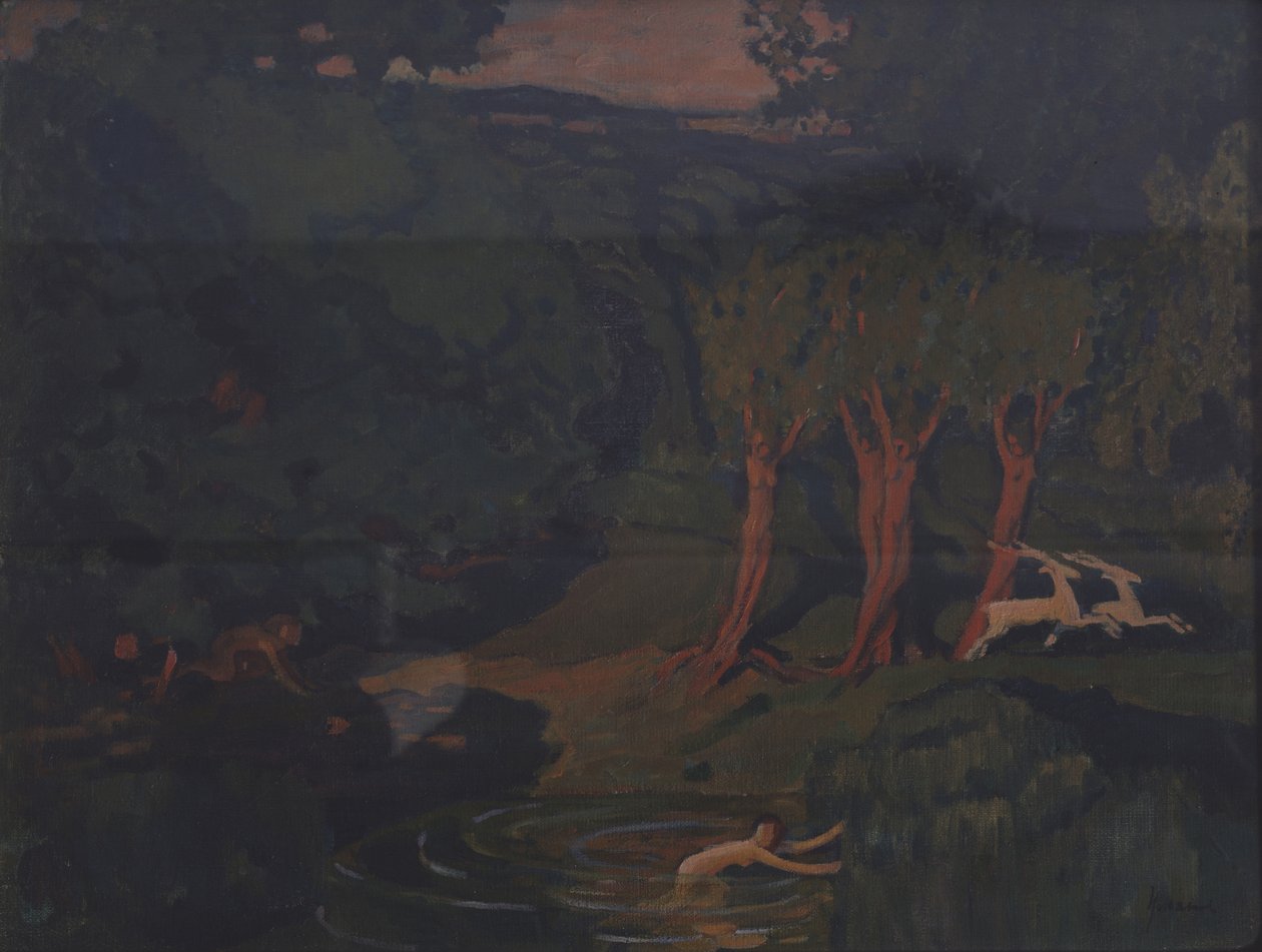 Pan und Nymphe Syrinx von Nikolai Pavlovich Ulyanov