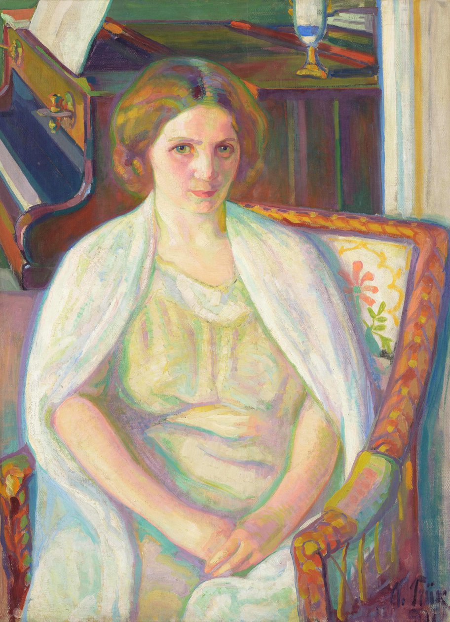 Alviina Hyllestedts Porträt von Nikolai Triik