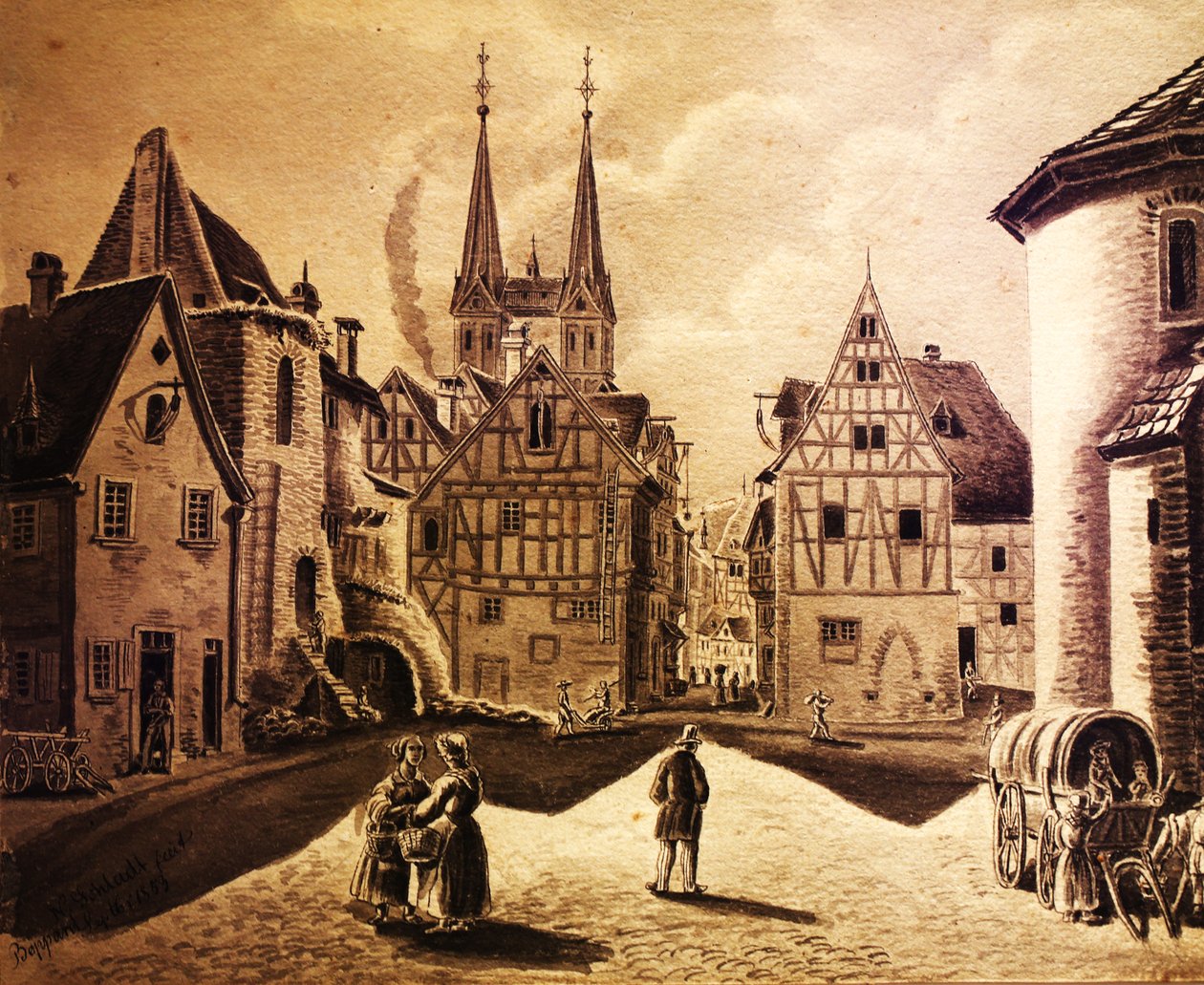 Boppard, Burgplatz von Nikolaus Schlad