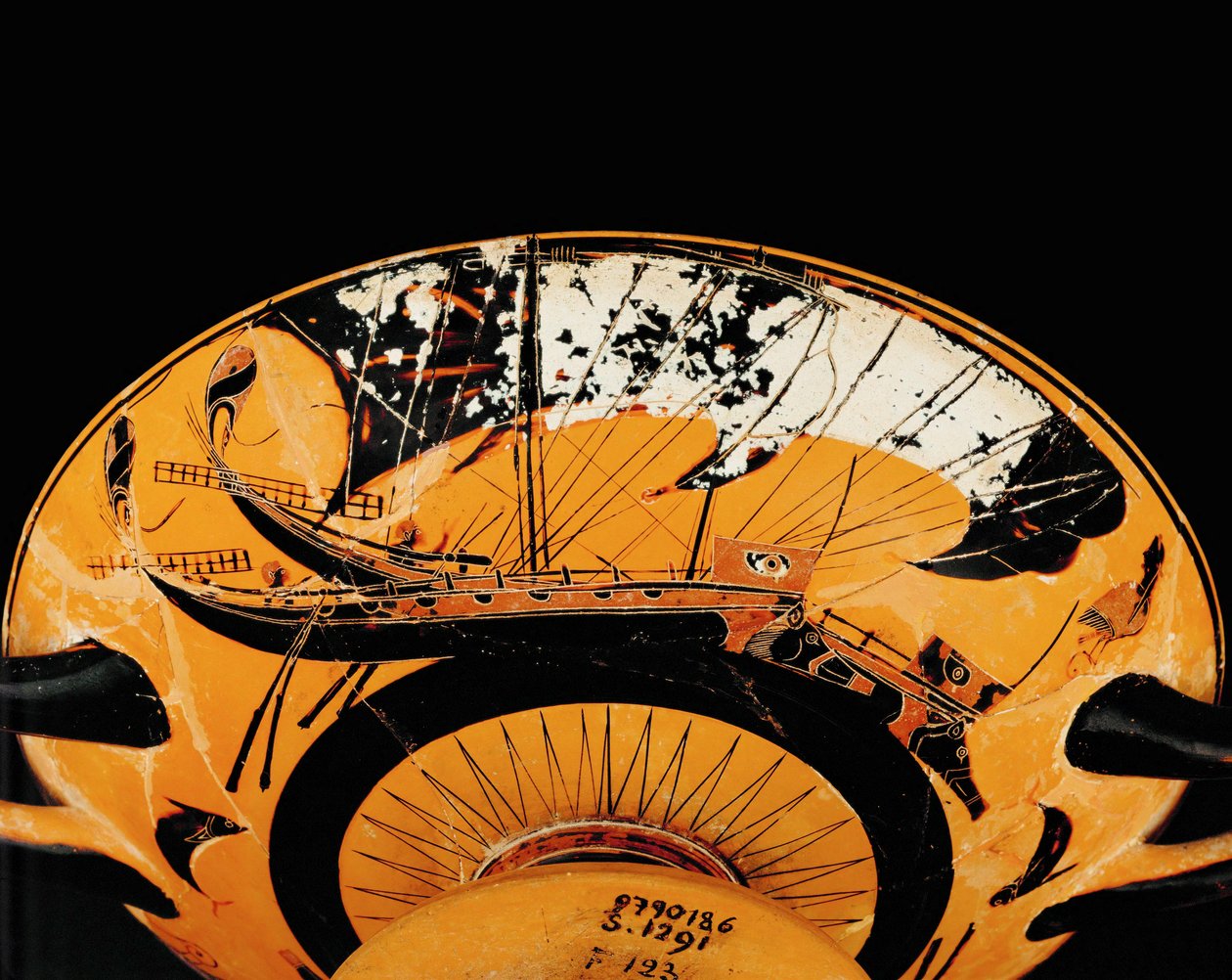 Vorbeifahrende Segelboote von Nikosthenes