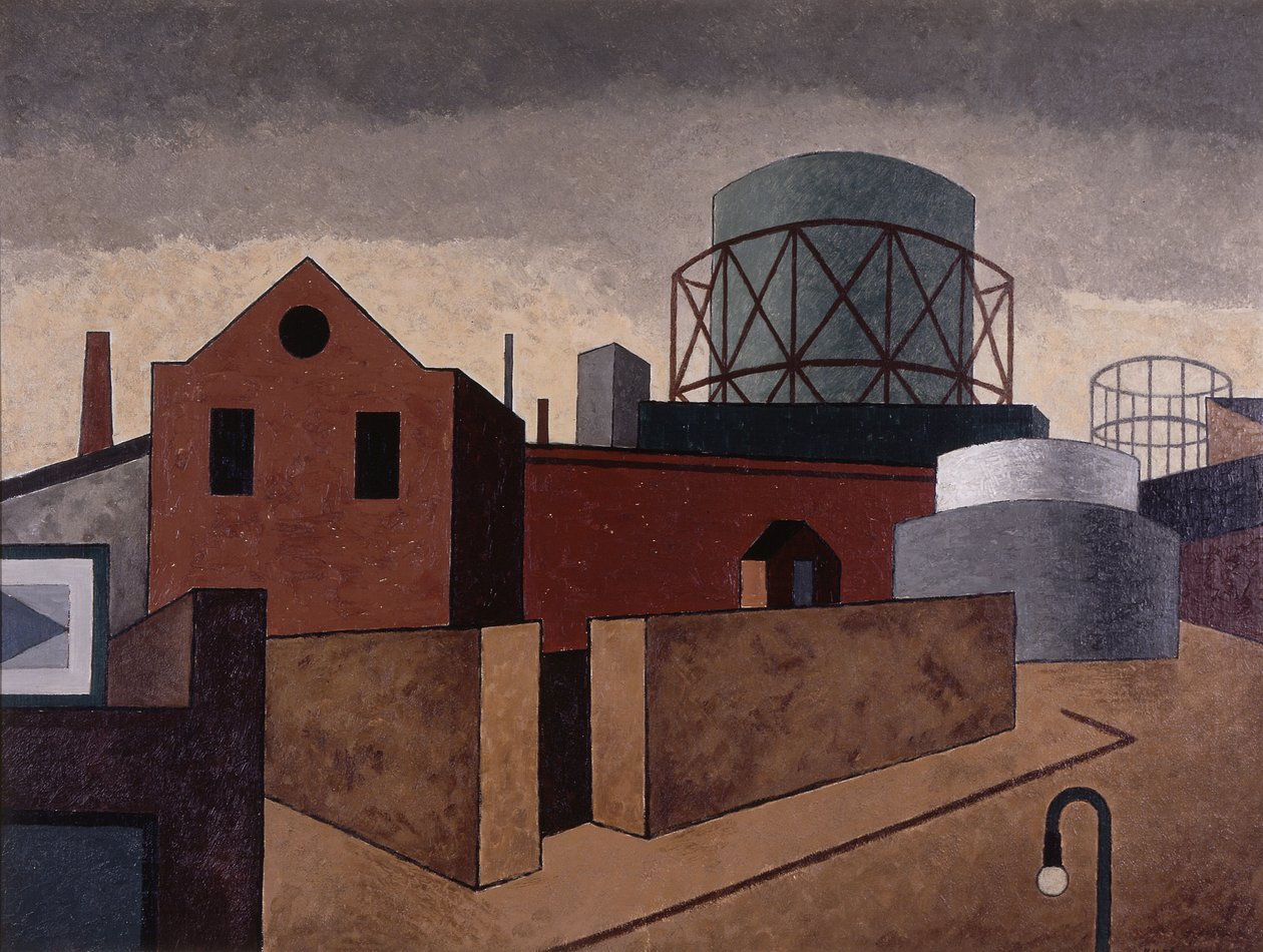 Gaswerkviertel von Niles Spencer