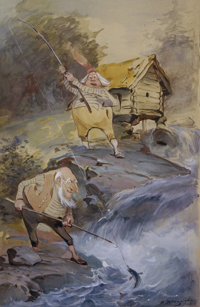 Anglerglück von Nils Bergslien