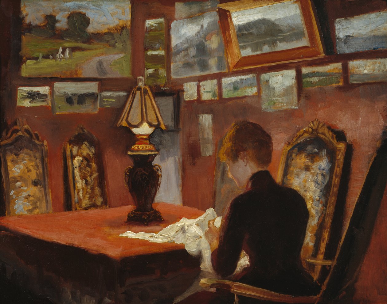 Ihr Zuhause in Kopenhagen (die Ehefrau) von Nils Hansteen