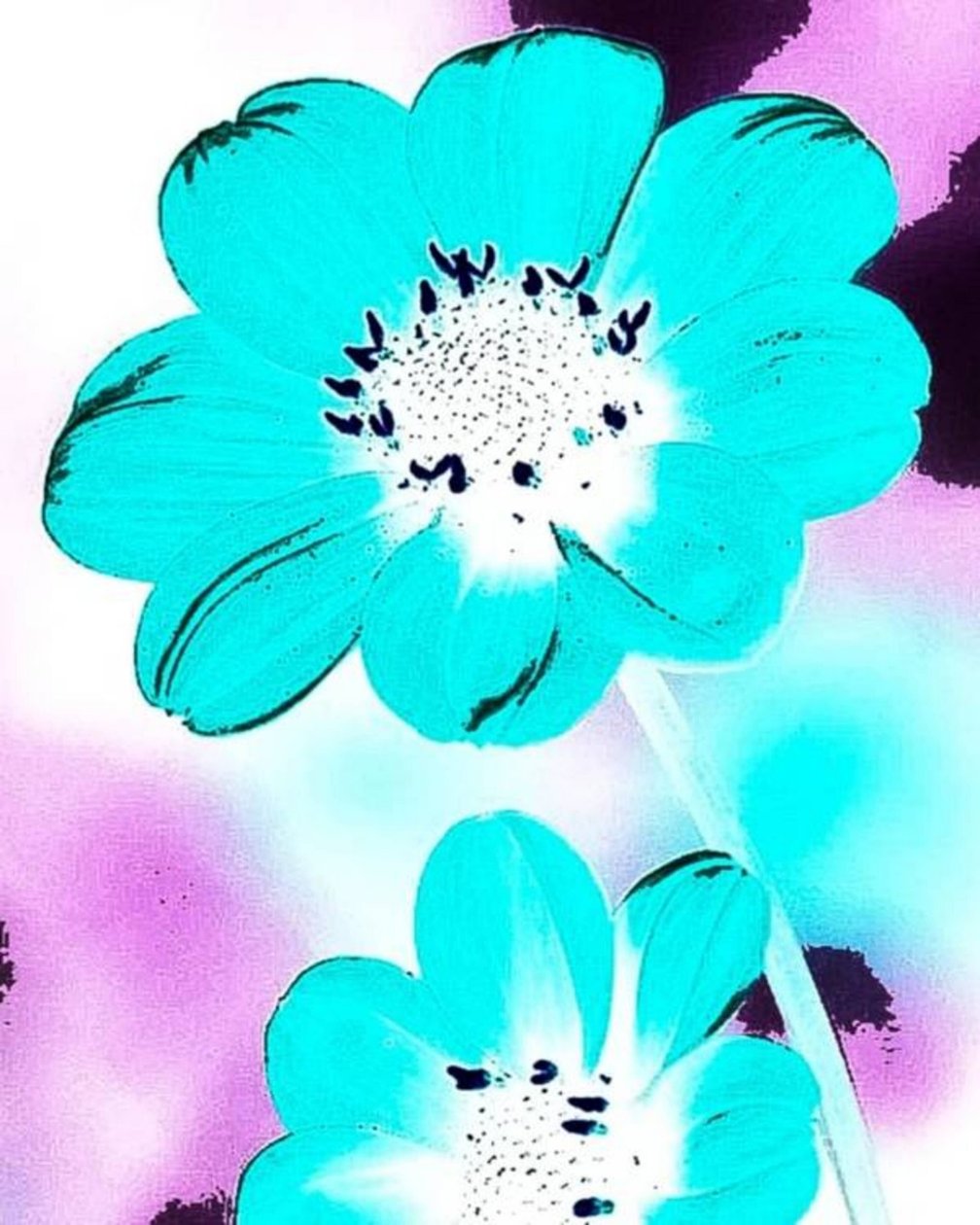 Blaue Blume von Nomi Morina