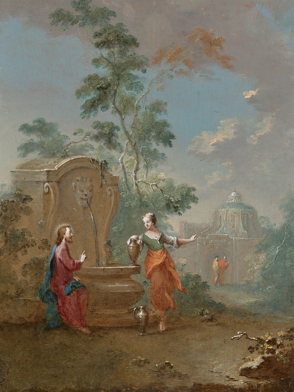 Christus und die Samariterin am Brunnen von Norbert Grund