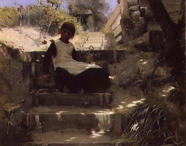 Die Tochter des Gärtners von Norman Garstin