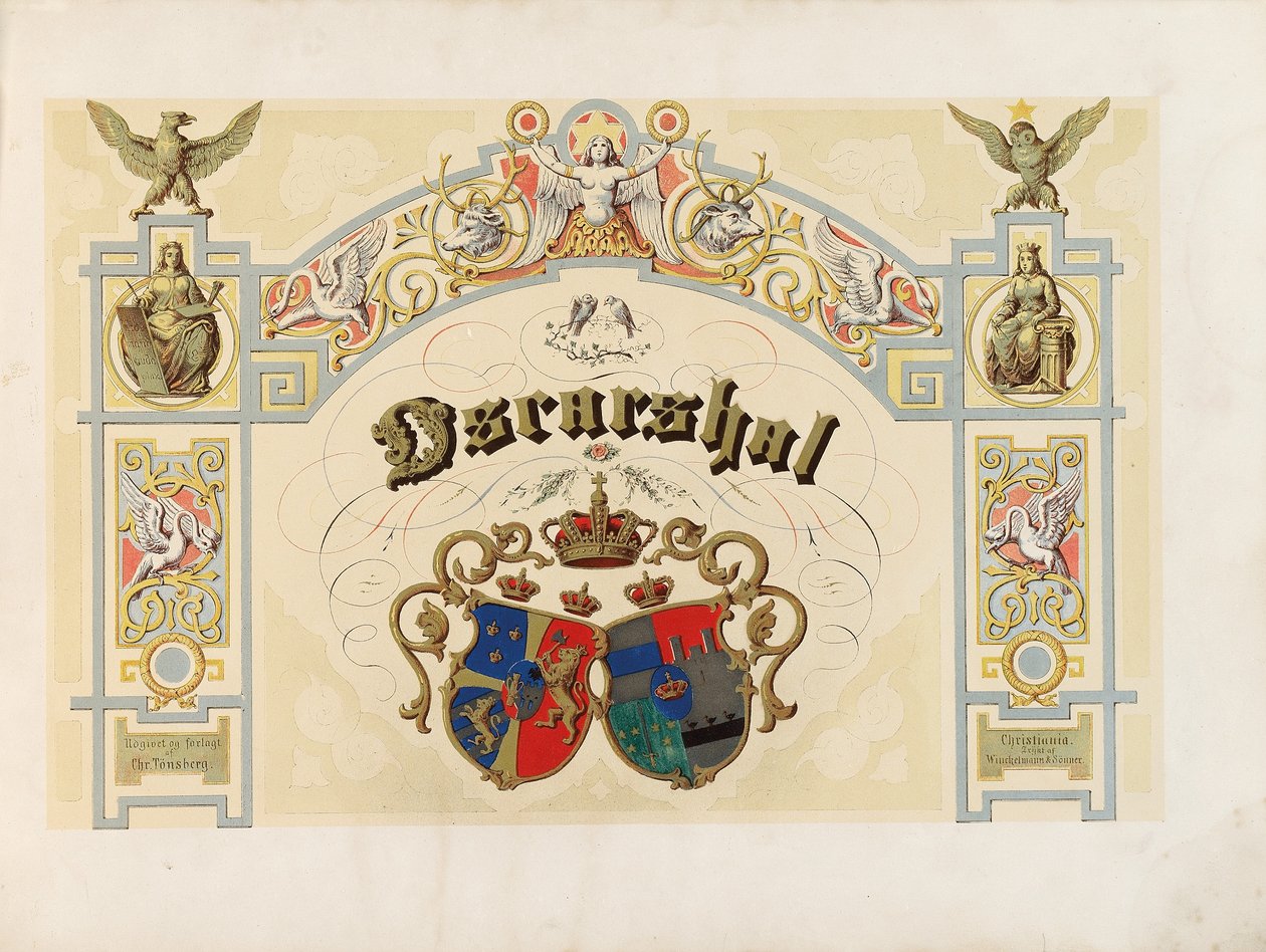 Oscarshal Titelseite, 1852 von Norwegian School