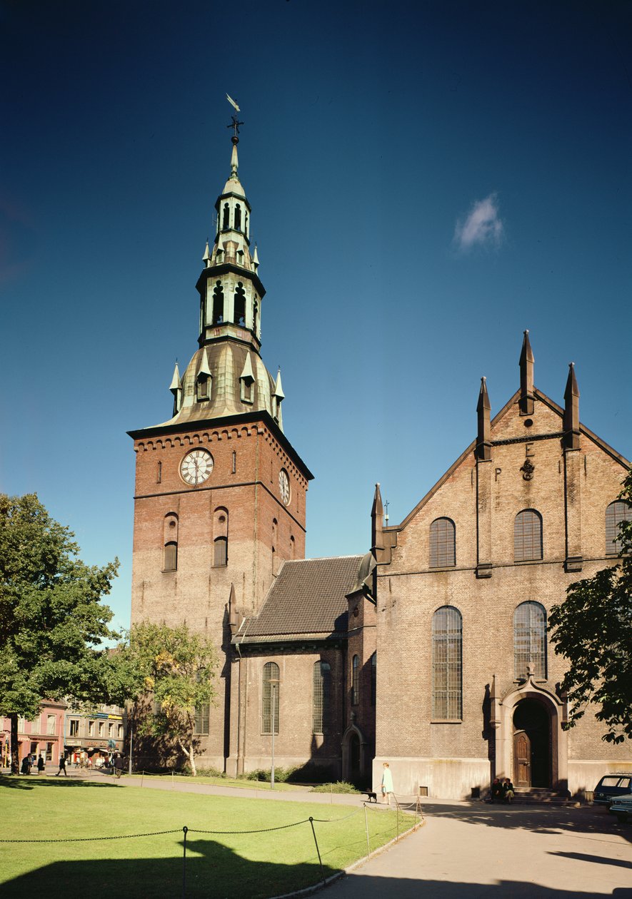 Ansicht der Kathedrale, erbaut 1697-99 von Norwegian School