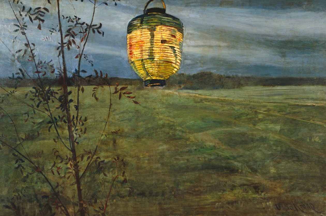 Chinesische Lampe von Oda Krohg