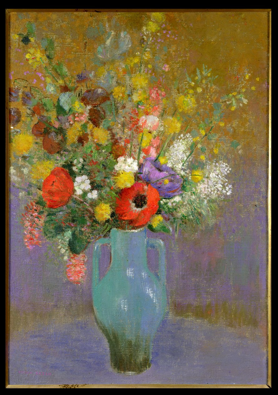 Blumenstrauß mit Wildblumen, ca. 1900 von Odilon Redon