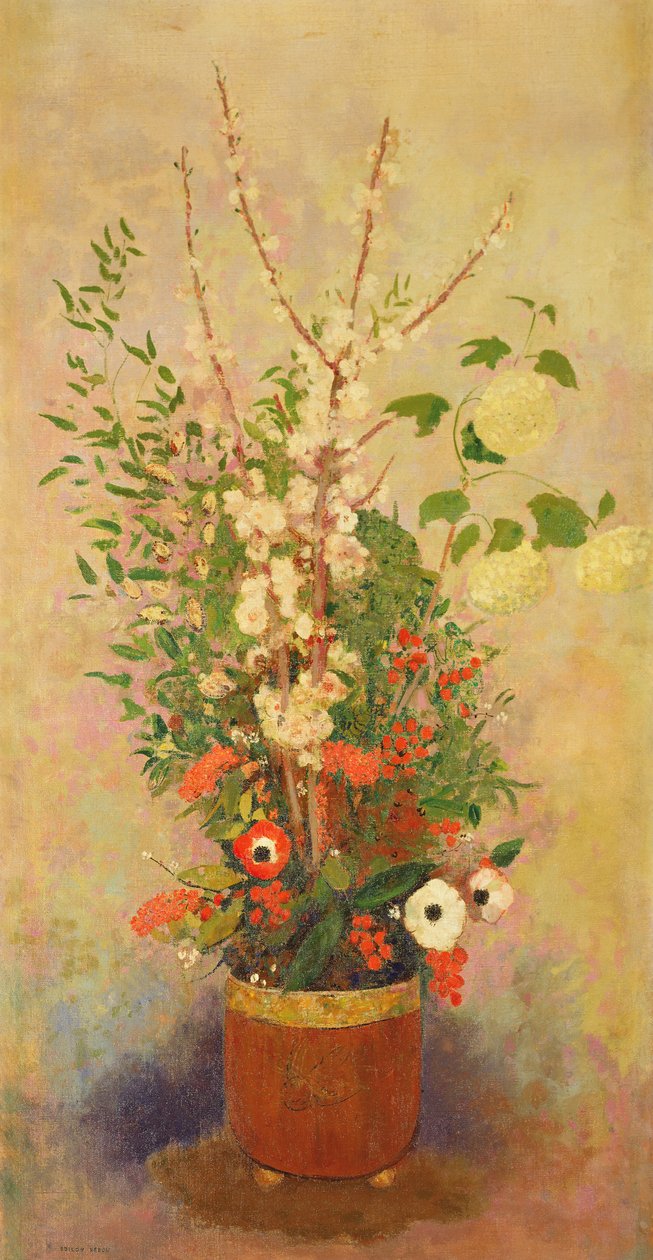 Blumen, ca. 1905-6 von Odilon Redon