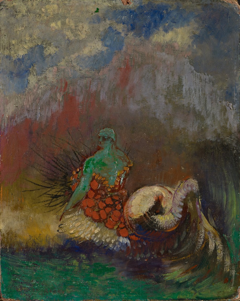 Sirene, um 1900 von Odilon Redon