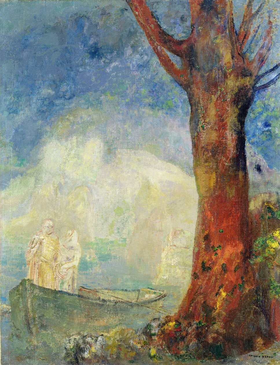 Die Bark, ca. 1900 von Odilon Redon