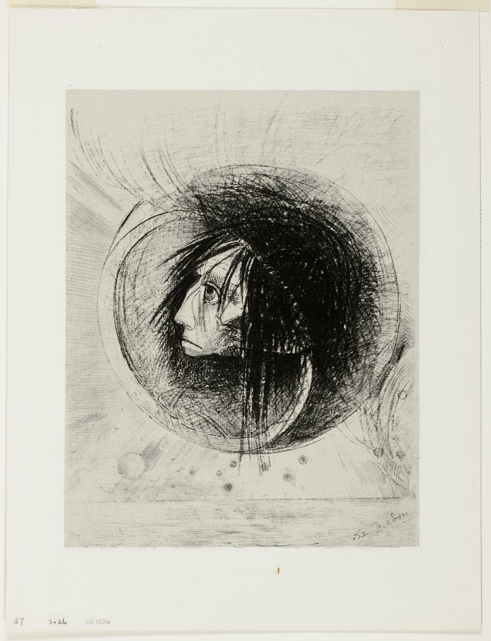 Blühend, Platte eins aus In Träumen von Odilon Redon