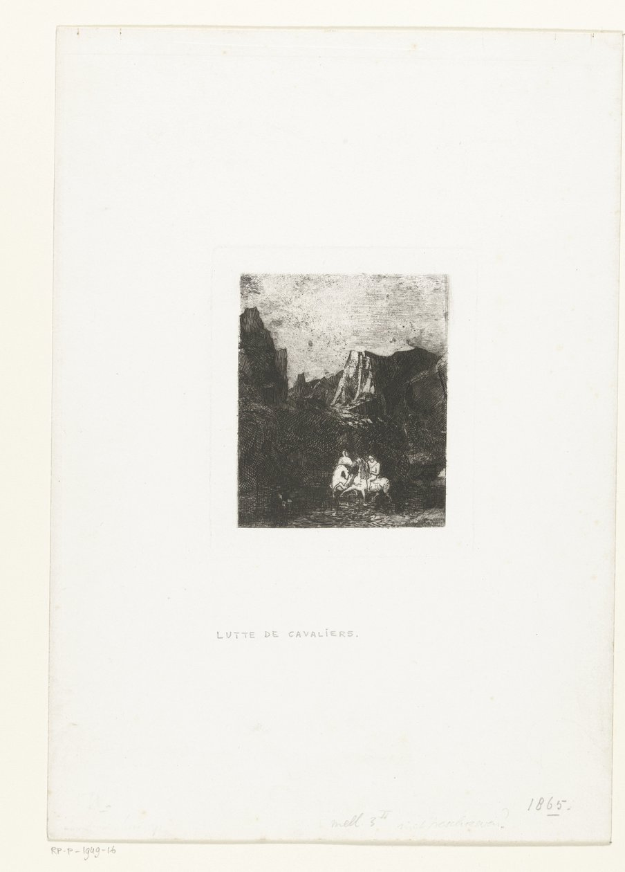 Die zwei kleinen Reiter von Odilon Redon