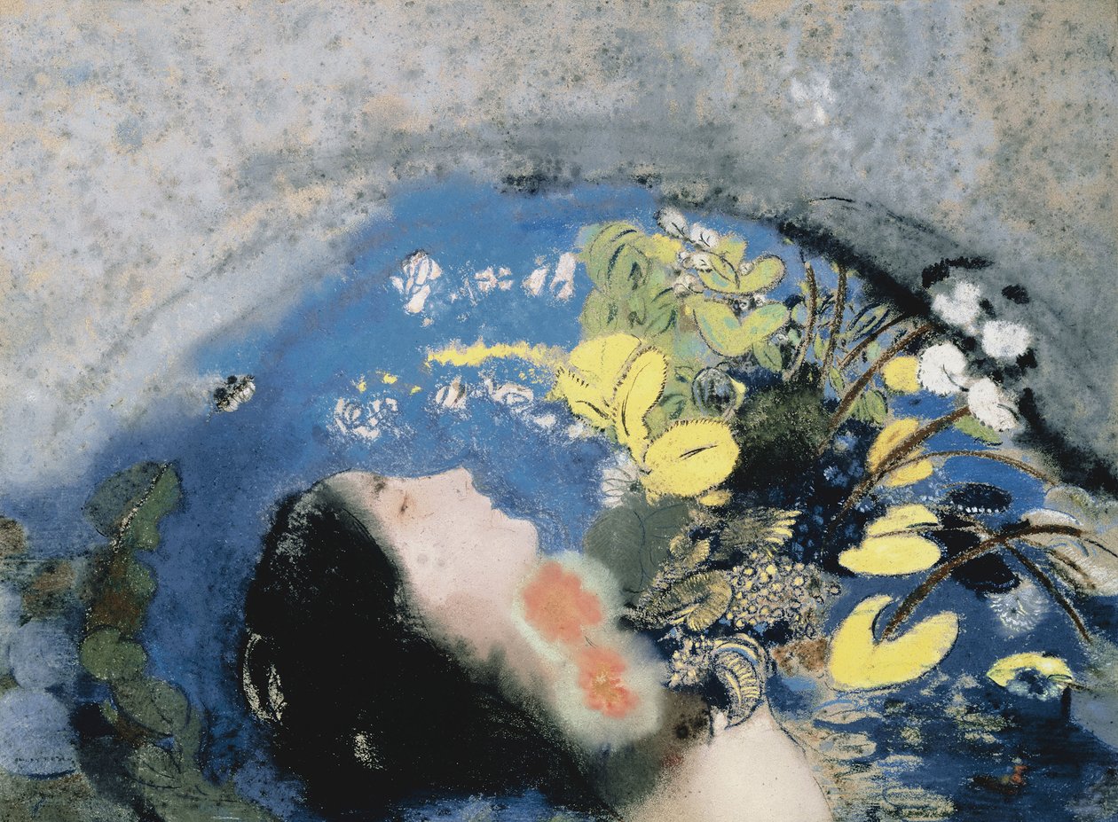 Der Tod von Ophelia von Odilon Redon
