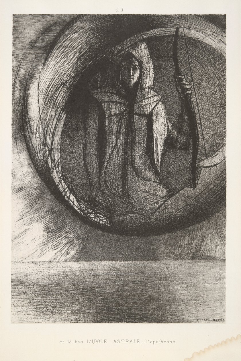Und dort unten von Odilon Redon