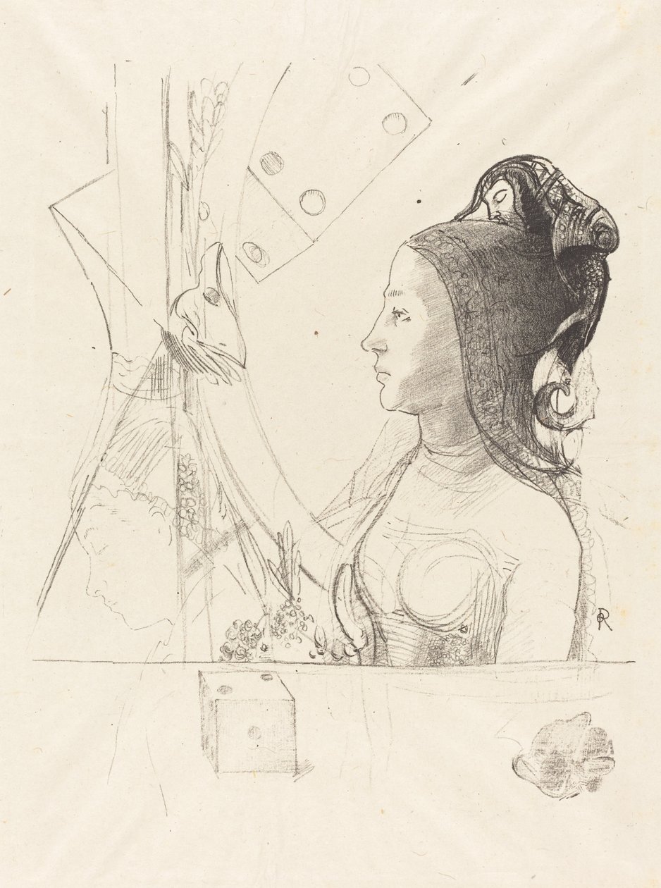 Profil einer Frau von Odilon Redon