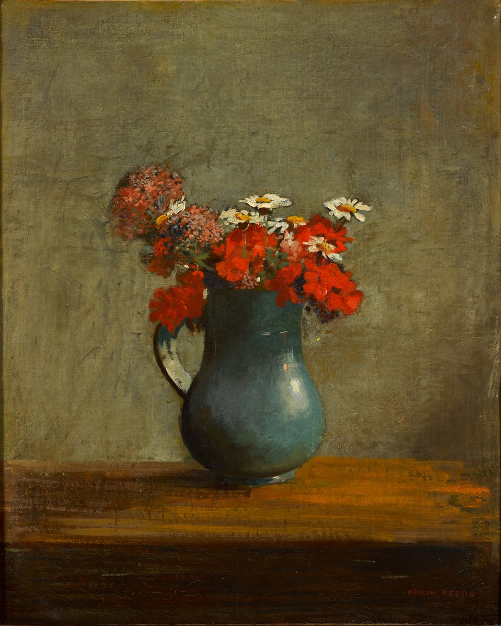 Blumen in einer Vase von Odilon Redon