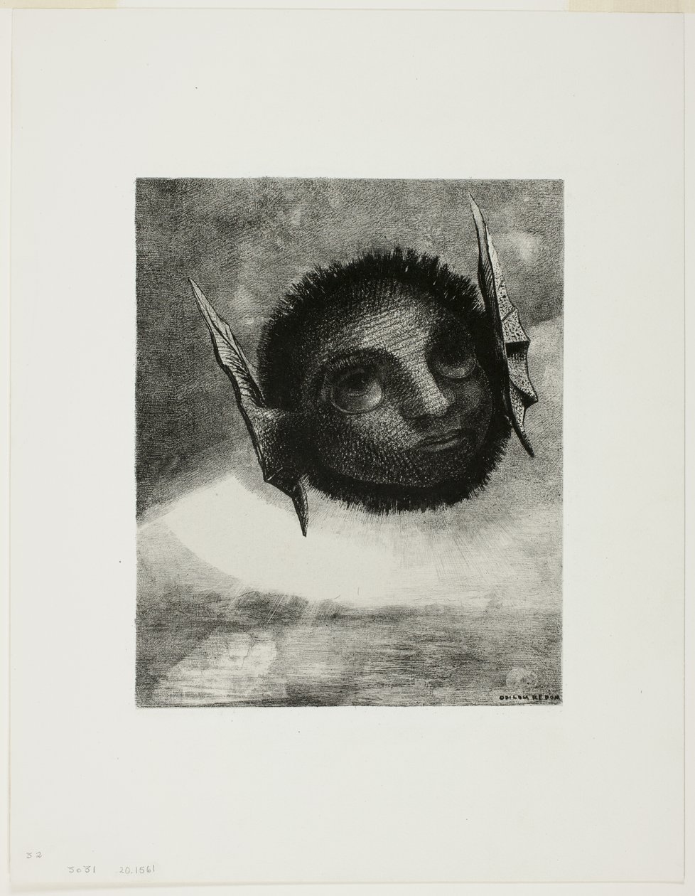 Gnom, Platte sechs aus In Dreams von Odilon Redon