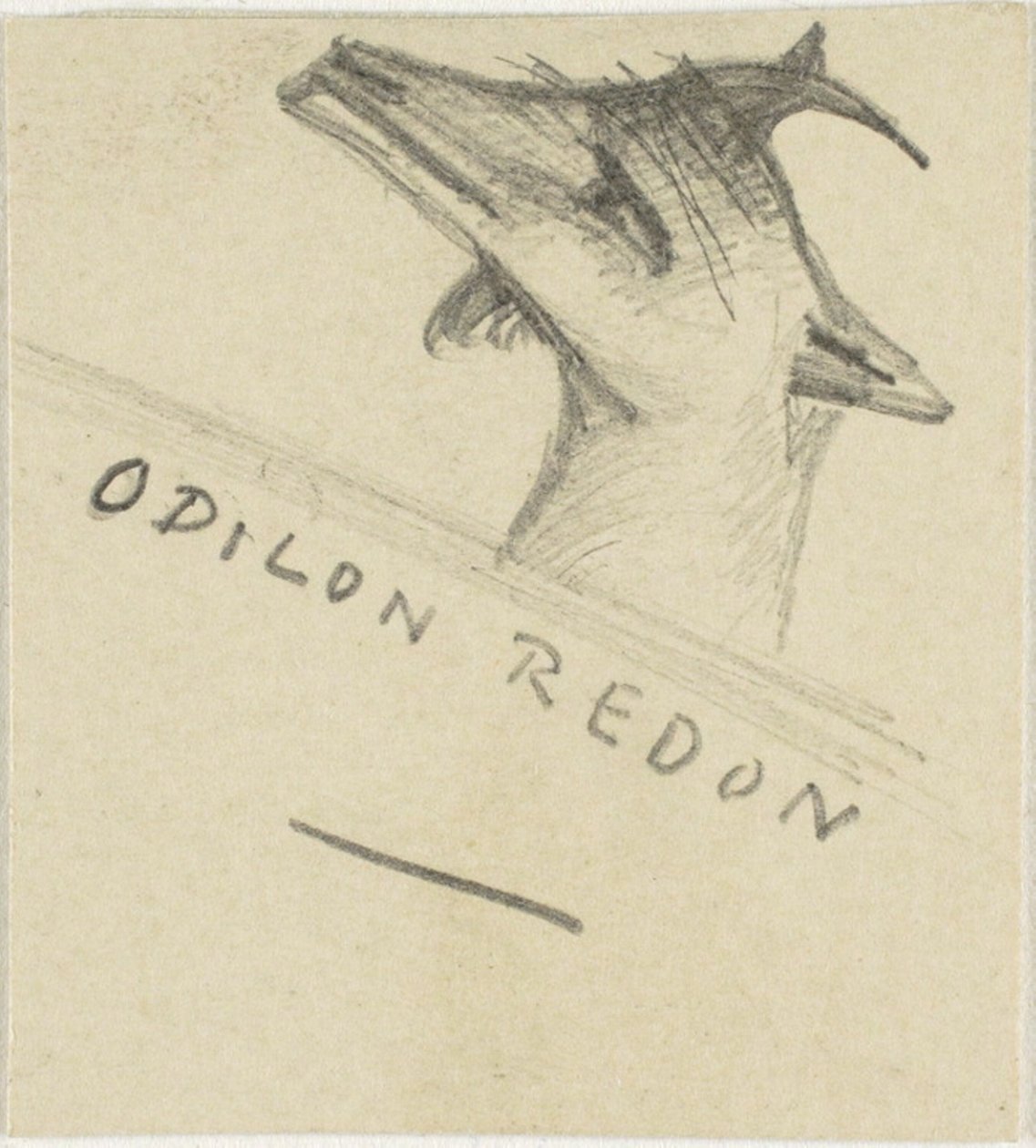 Ziege von Odilon Redon