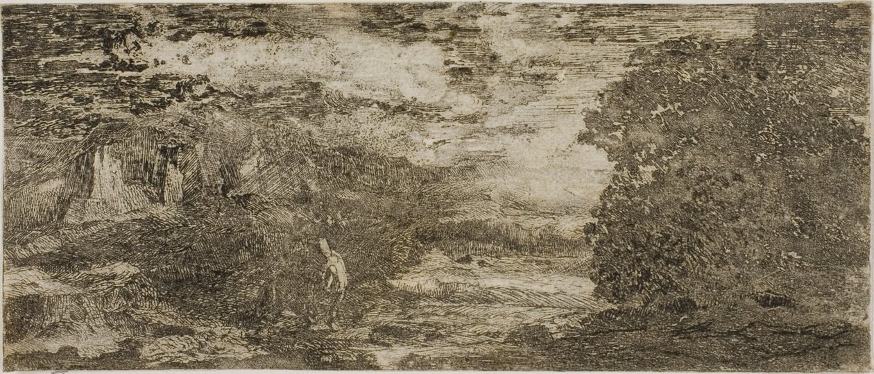 Reiter unter einem stürmischen Himmel von Odilon Redon