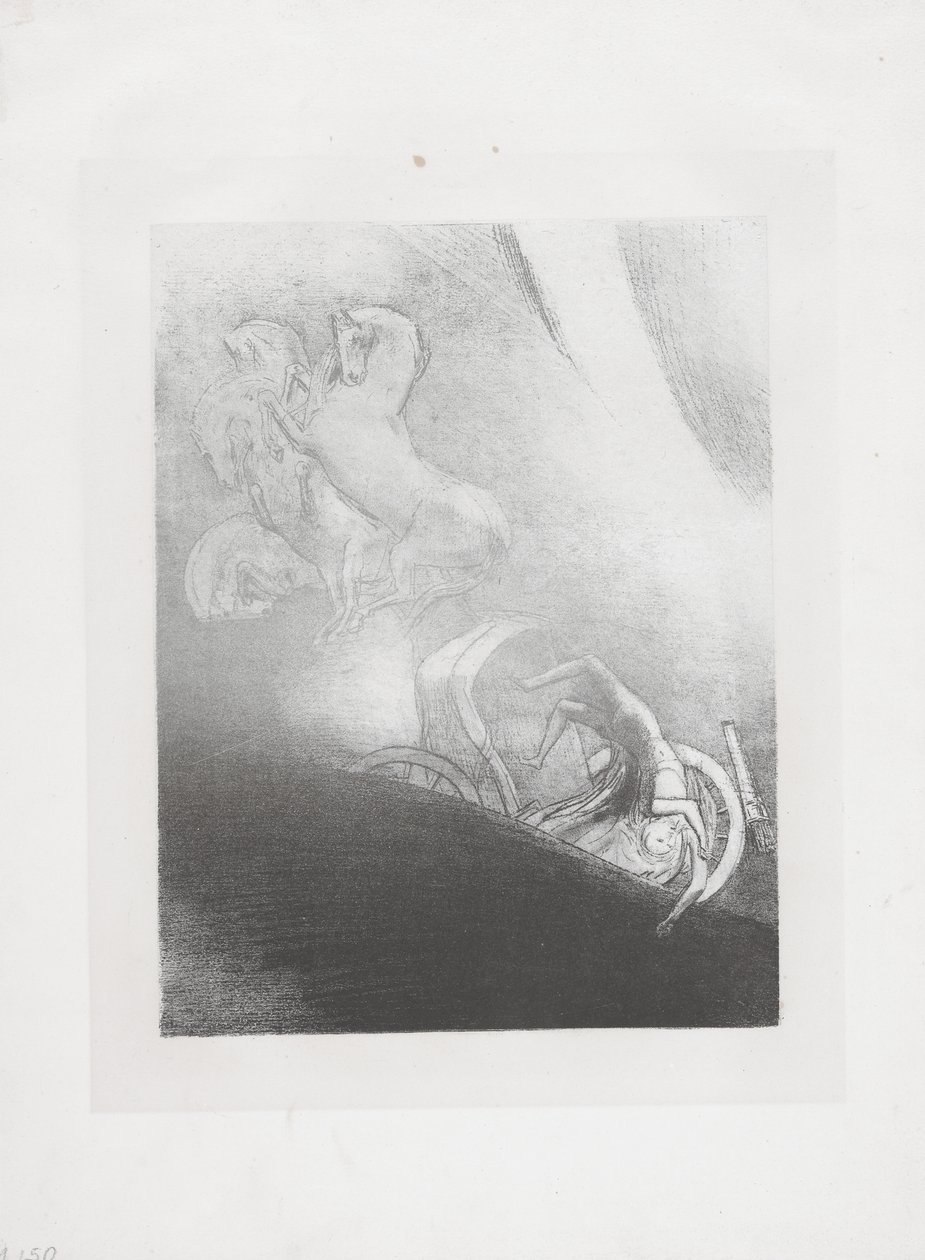 Er fällt in den Abgrund... von Odilon Redon