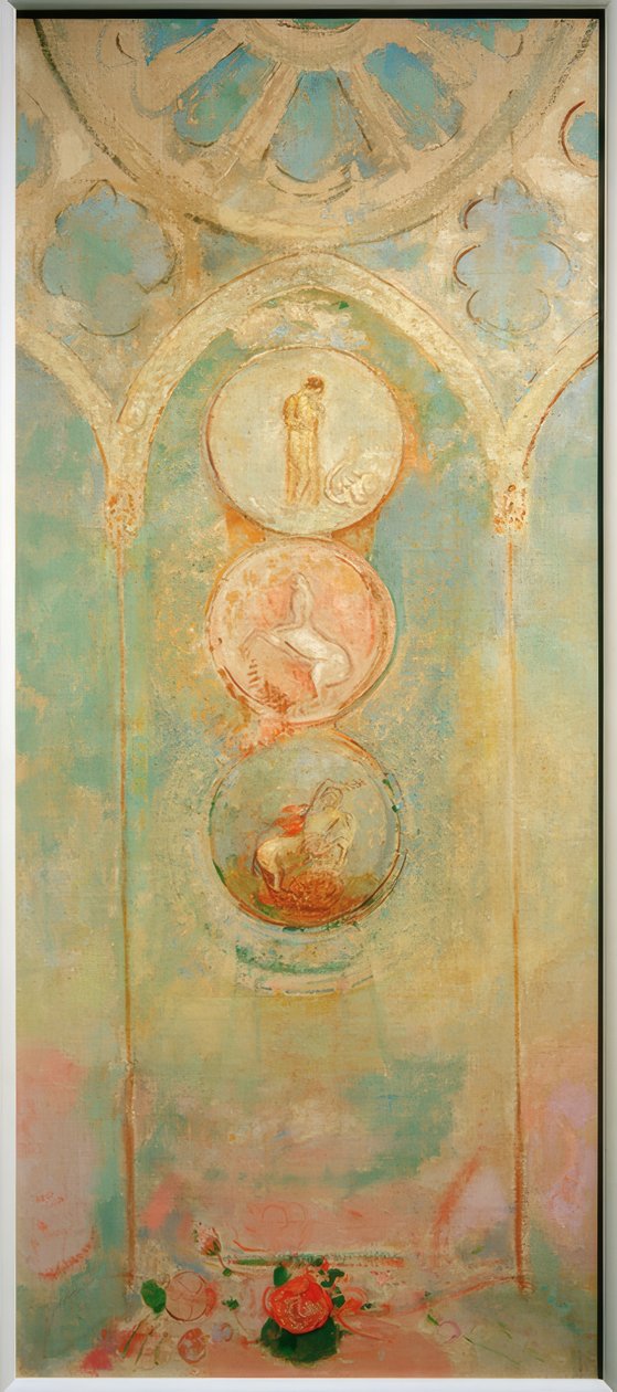 Karton für ein Kirchenfenster von Odilon Redon