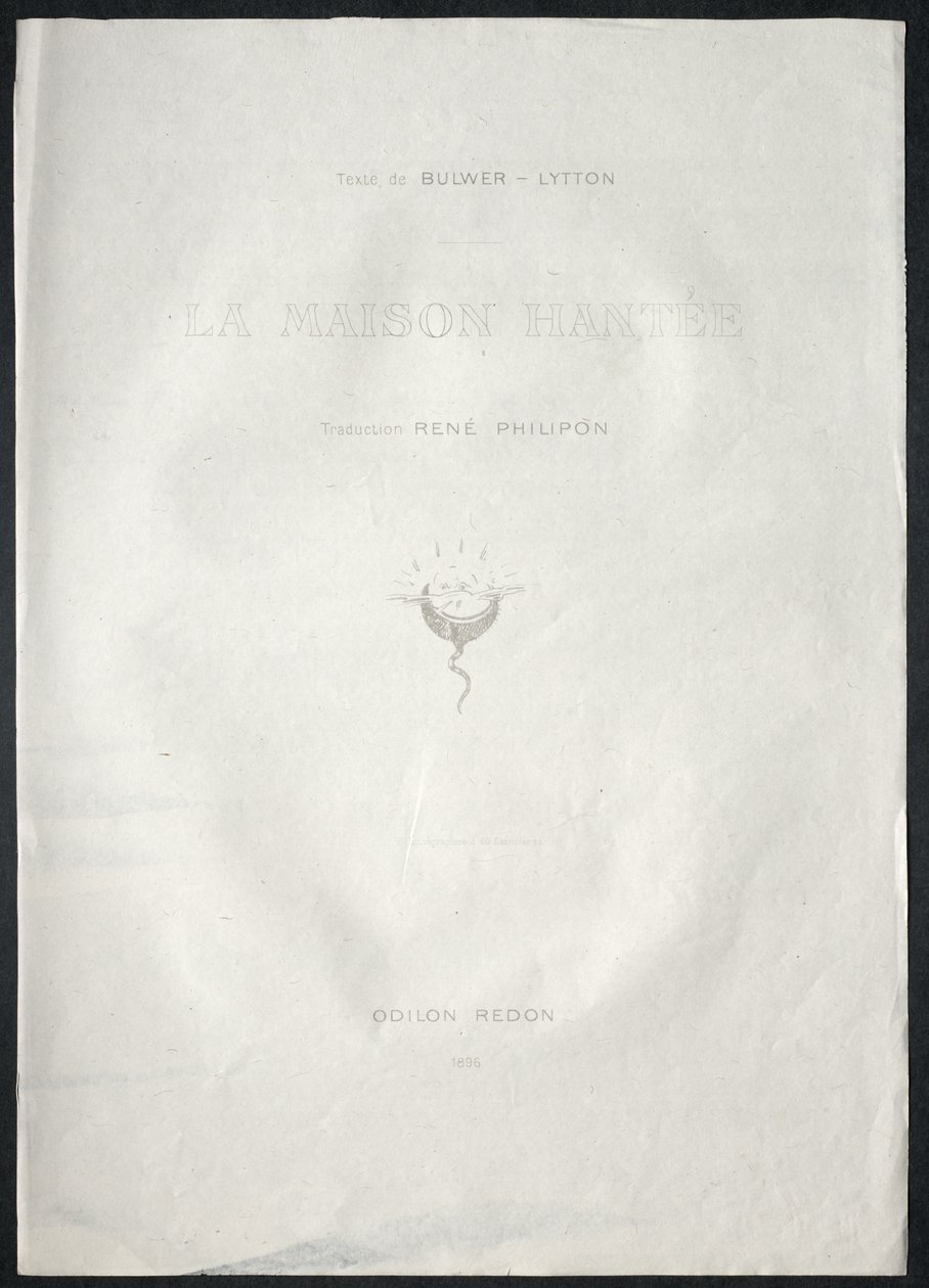 Das Spukhaus, 1896 von Odilon Redon