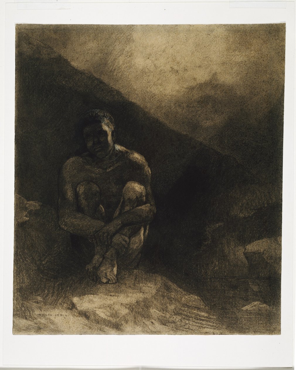 Urmensch, 1872 von Odilon Redon