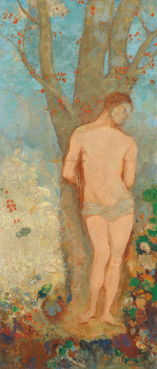 Heiliger Sebastian, 1910-1912 von Odilon Redon
