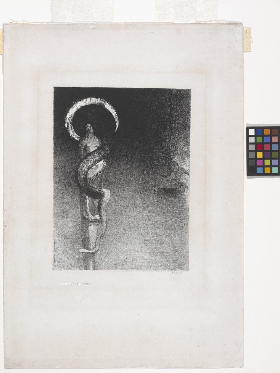 Serpent-Aurèole von Odilon Redon