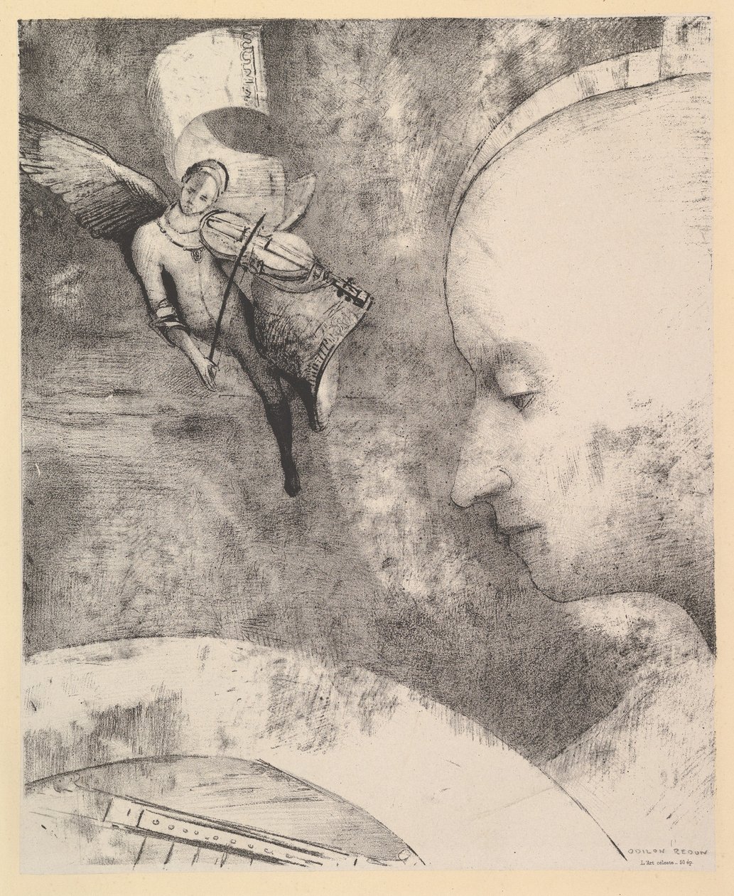 Die himmlische Kunst, 1894 von Odilon Redon