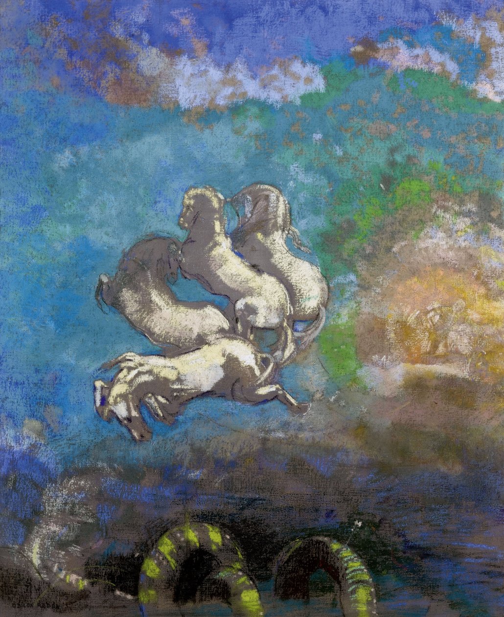 Der Wagen des Apollo von Odilon Redon