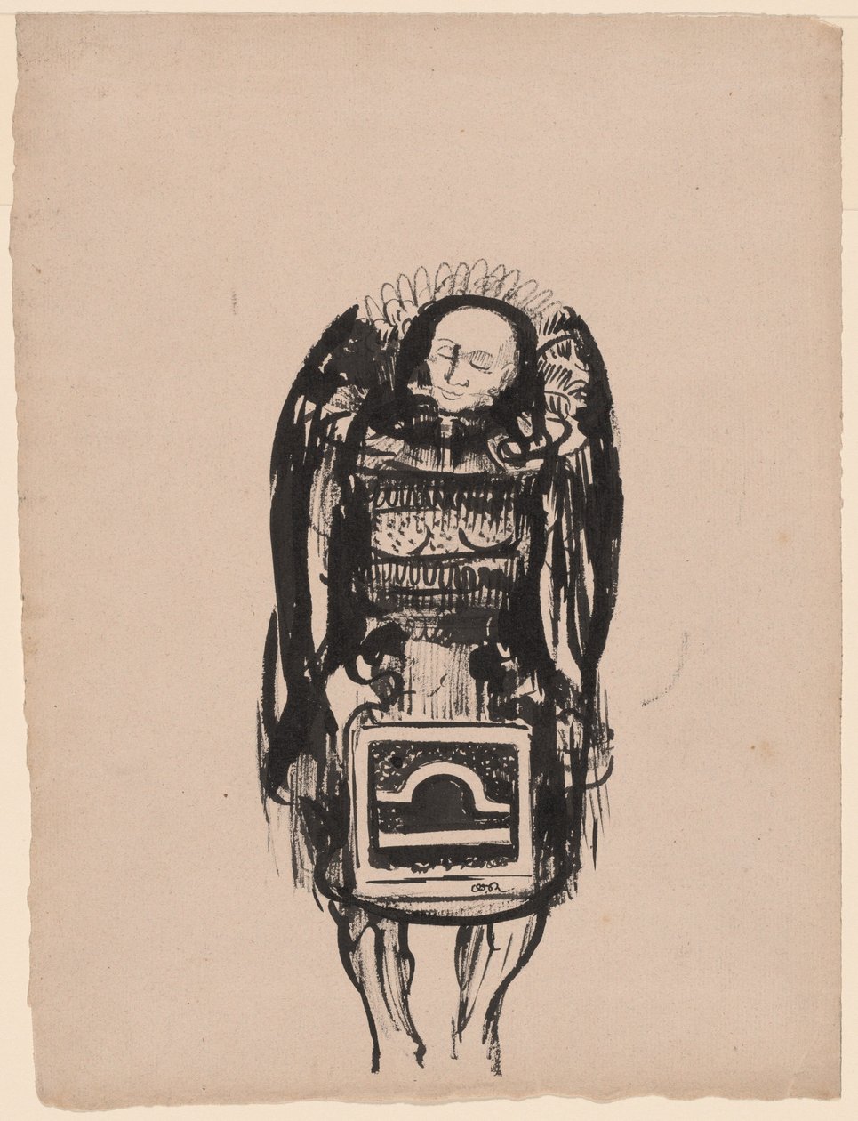 Der Teufel (Le Diable) von Odilon Redon