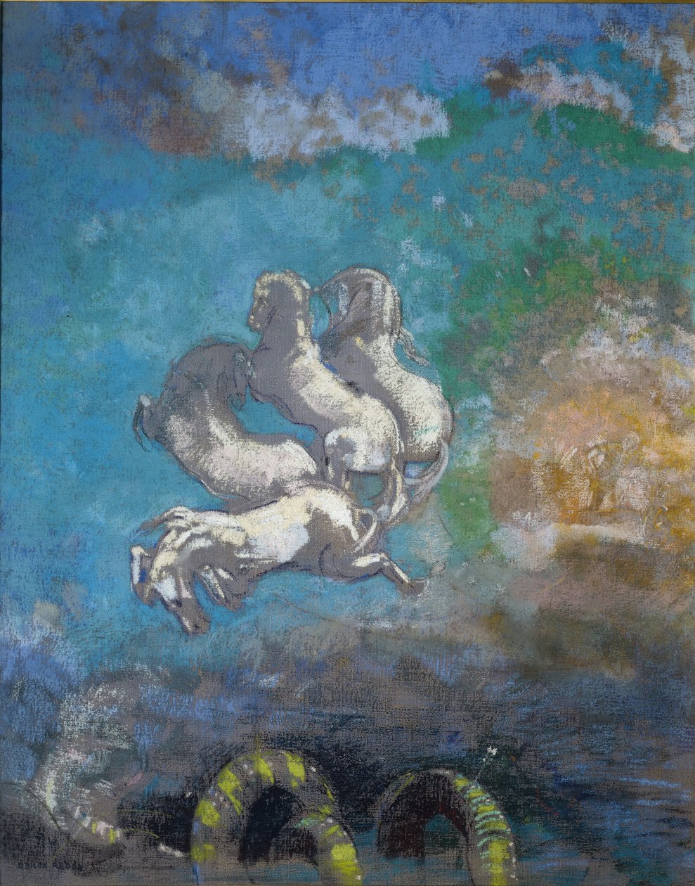 Der Wagen des Apollo von Odilon Redon