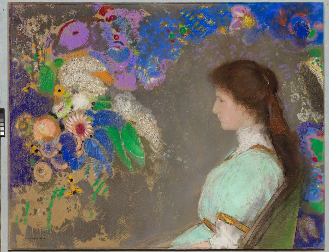 Violet Heymann, 1910 von Odilon Redon