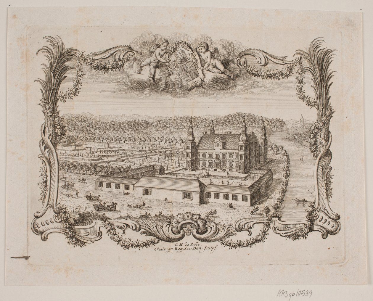 Engelsholm bei Vejle von Odvardt Helmoldt de Lode