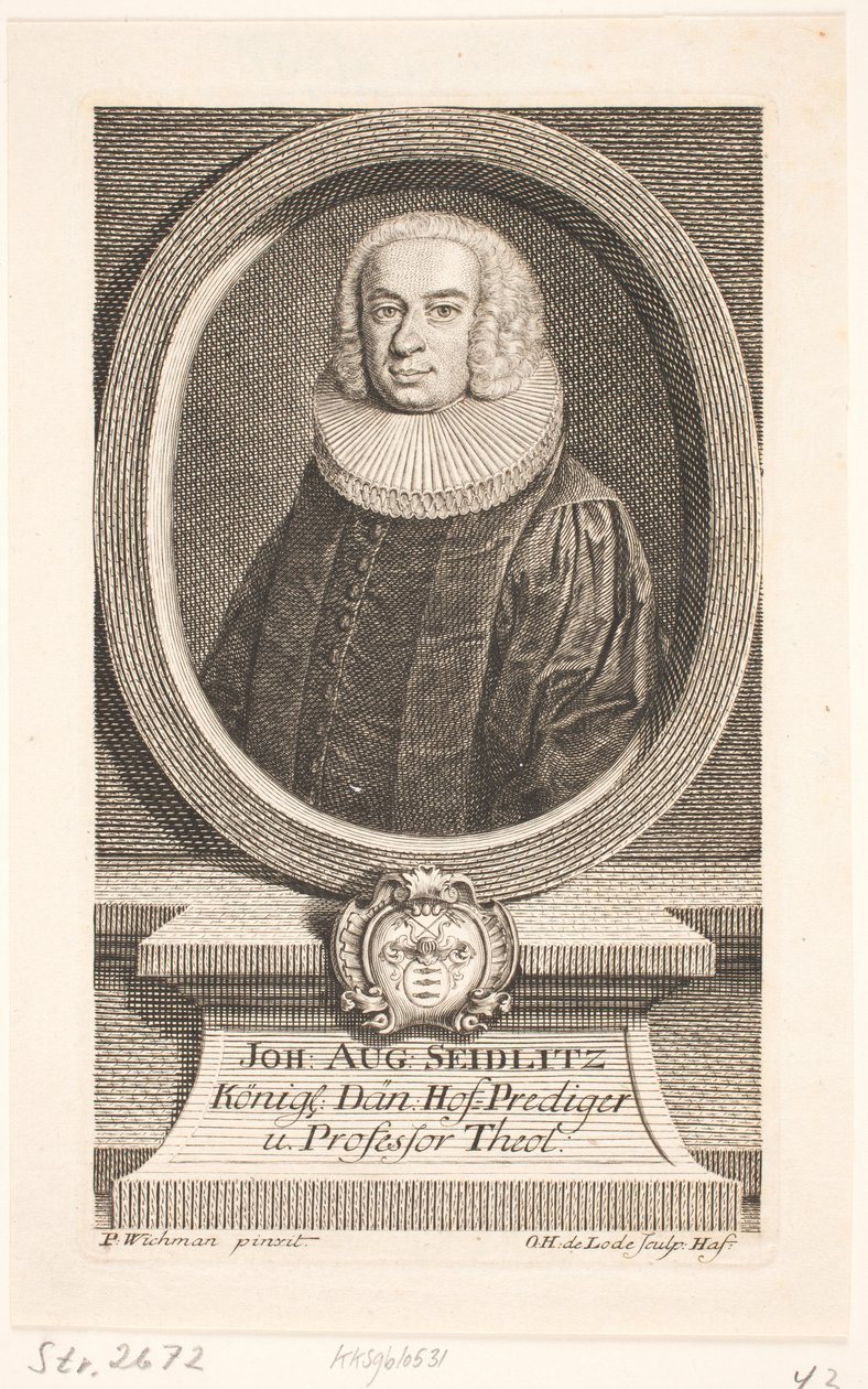 Johan August Seidlitz, Pfarrer von Odvardt Helmoldt de Lode
