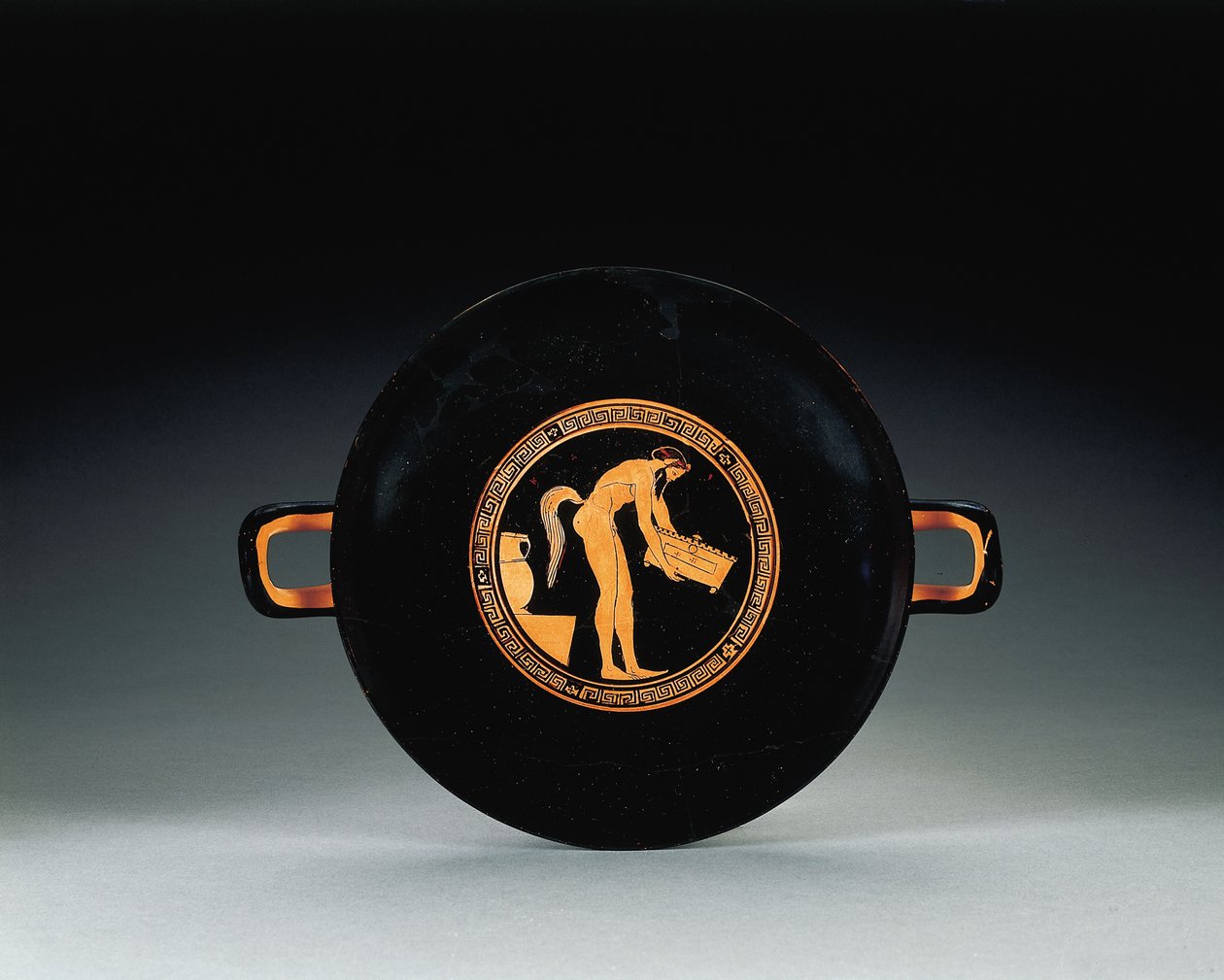 Attische rotfigurige Kylix, ca. 470 v. Chr. von Oedipus Painter