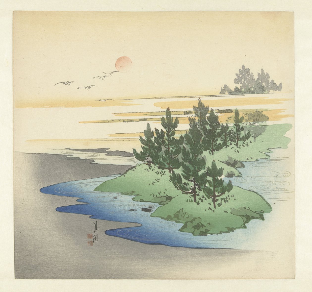Früher Morgen von Ogata Gekko