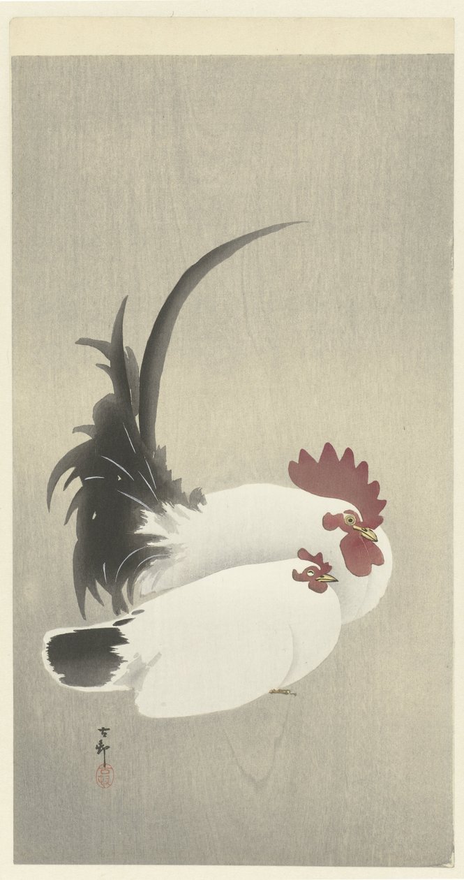Hahn und Henne von Ohara Koson