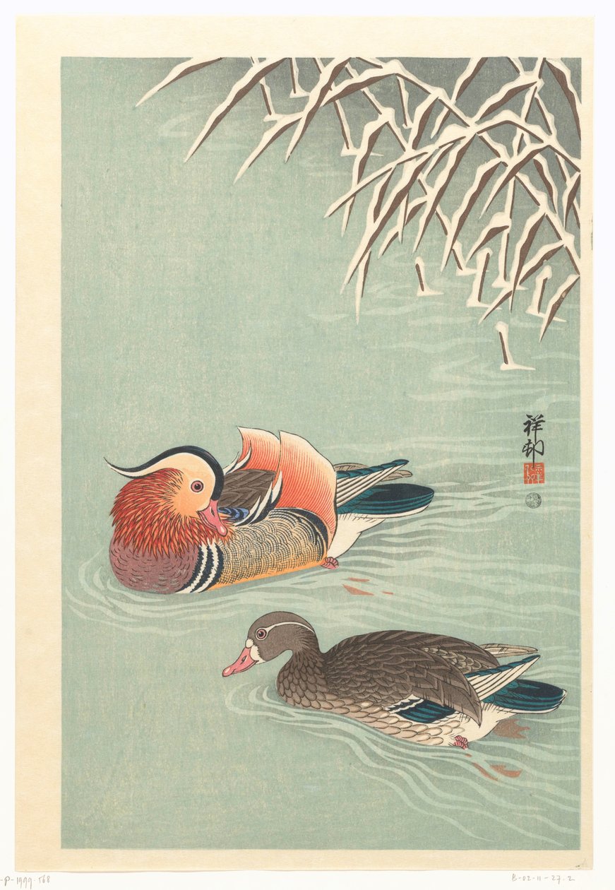 Mandarinenten von Ohara Koson