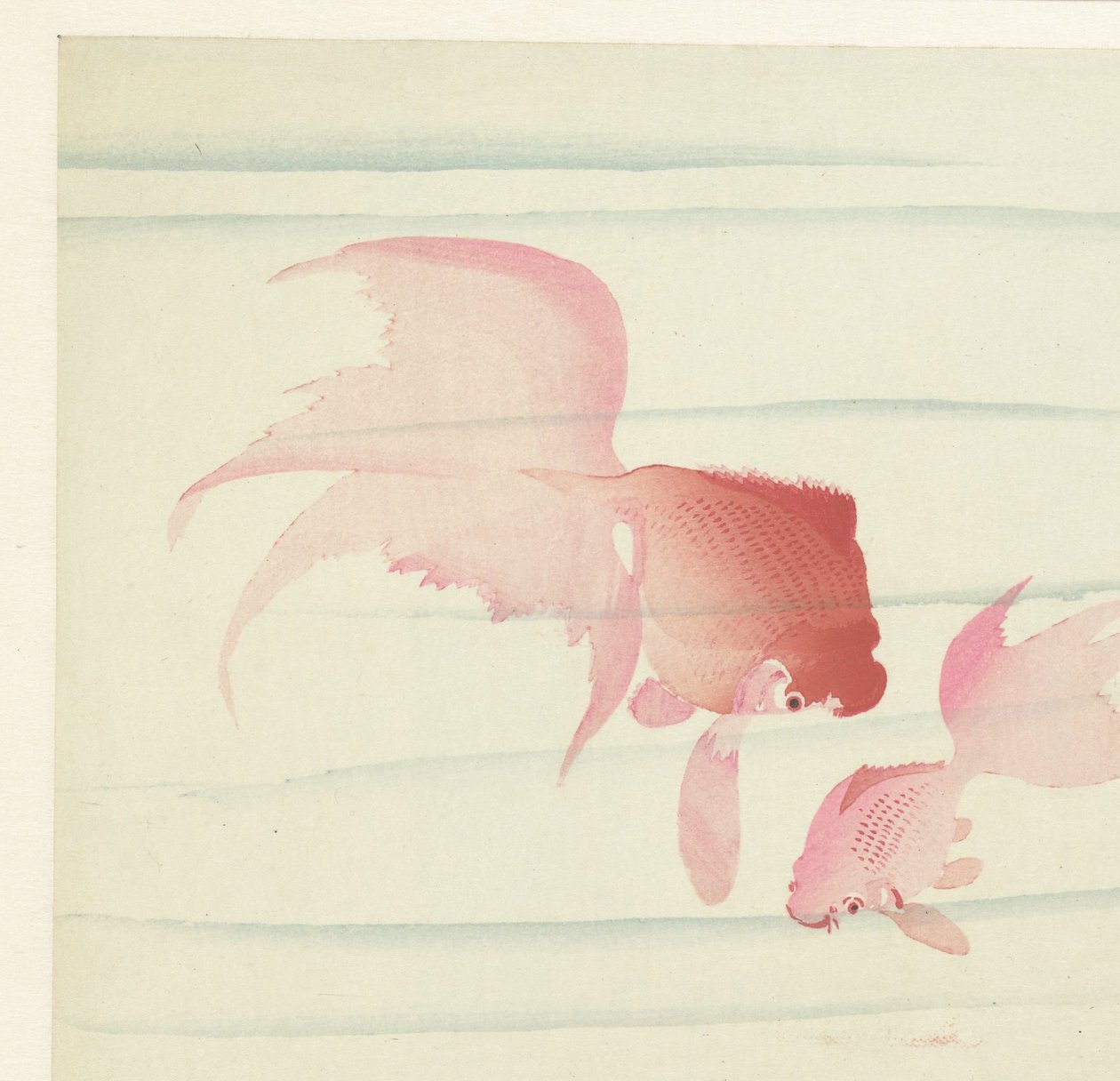 Zwei Schleierschwänze von Ohara Koson