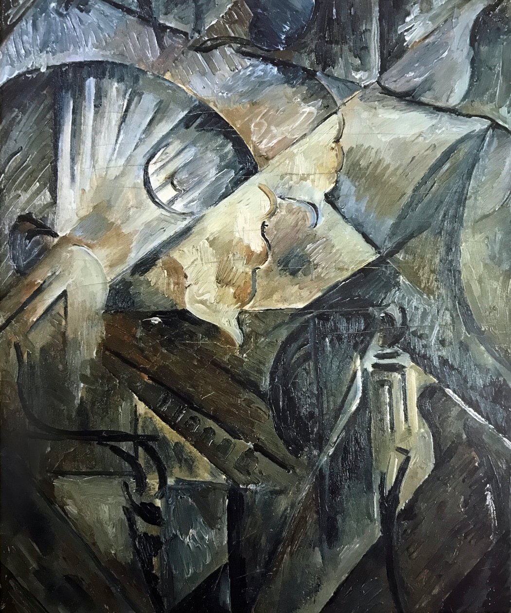 Stadtlandschaft am Ufer von Olga Rozanova