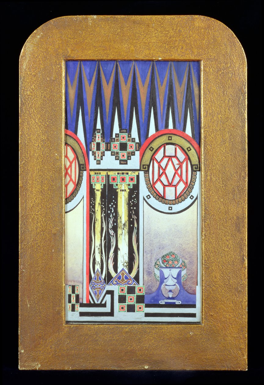 Entwurf für einen Vorhang, ca. 1930 von Oliver Percy Bernard